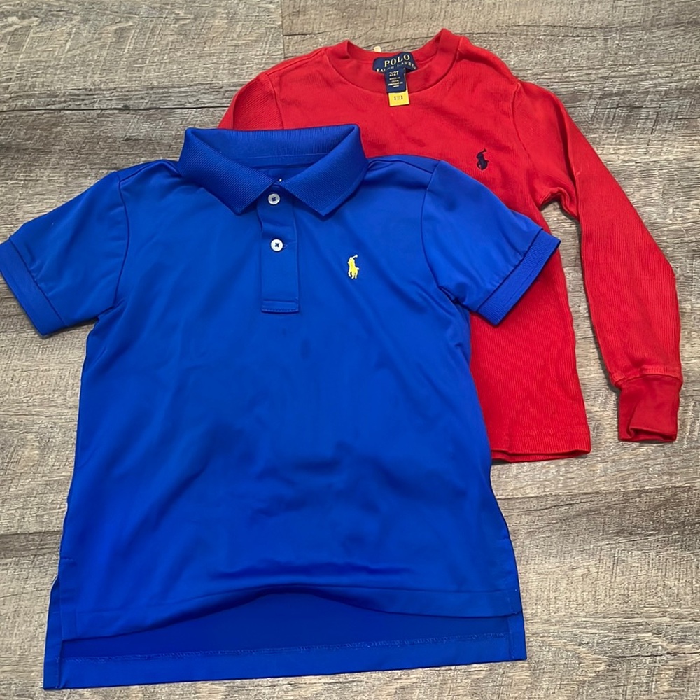 Ralph Lauren Performance Polo + Sweater bundle